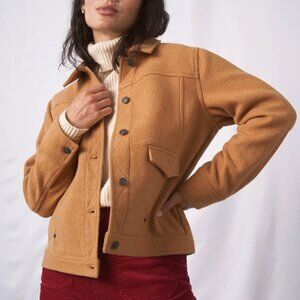 NWT United by Blue Recycled Trucker Jacket in Hazelnut, size M